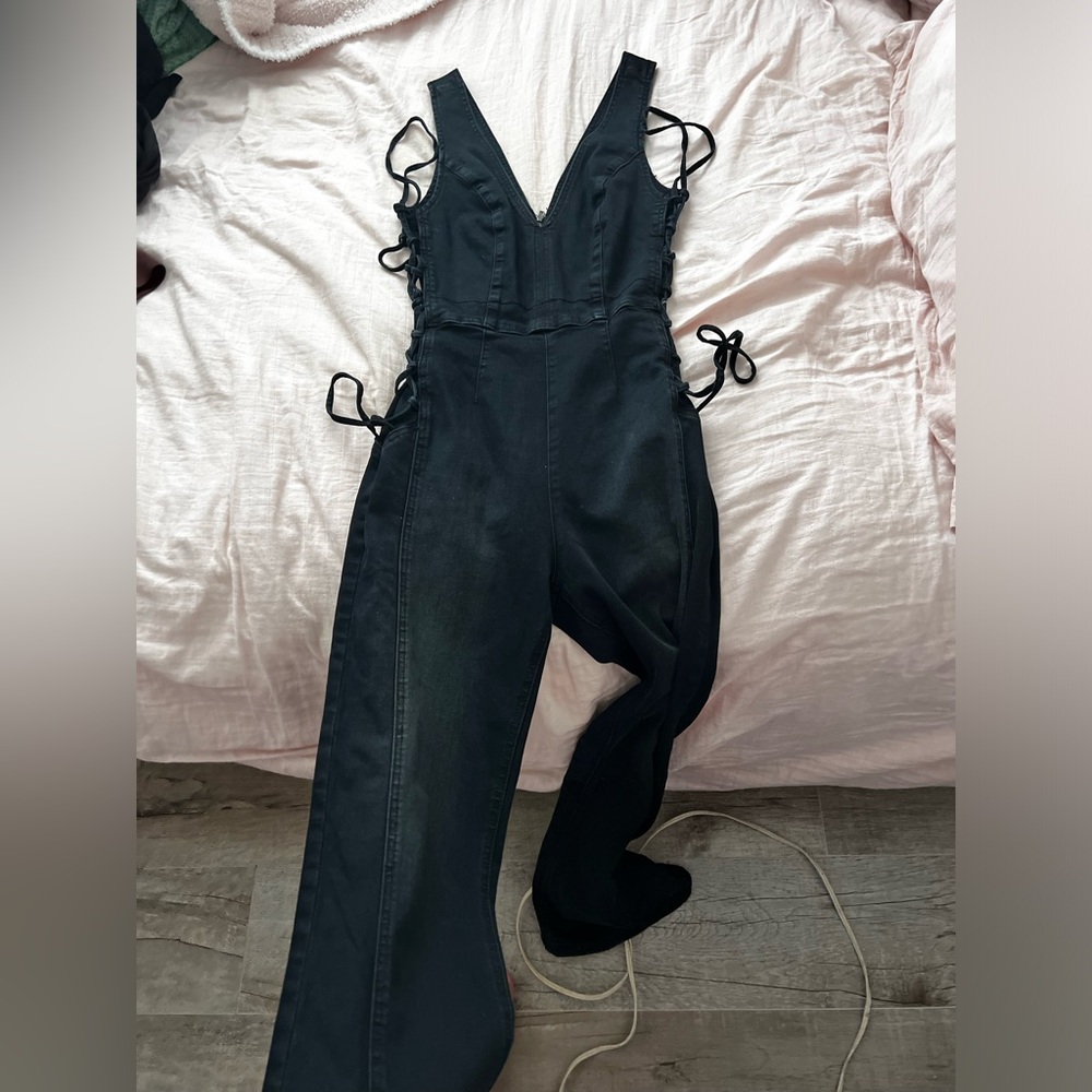 WE THE FREE (FREE PEOPLE) DENIM JUMPSUIT